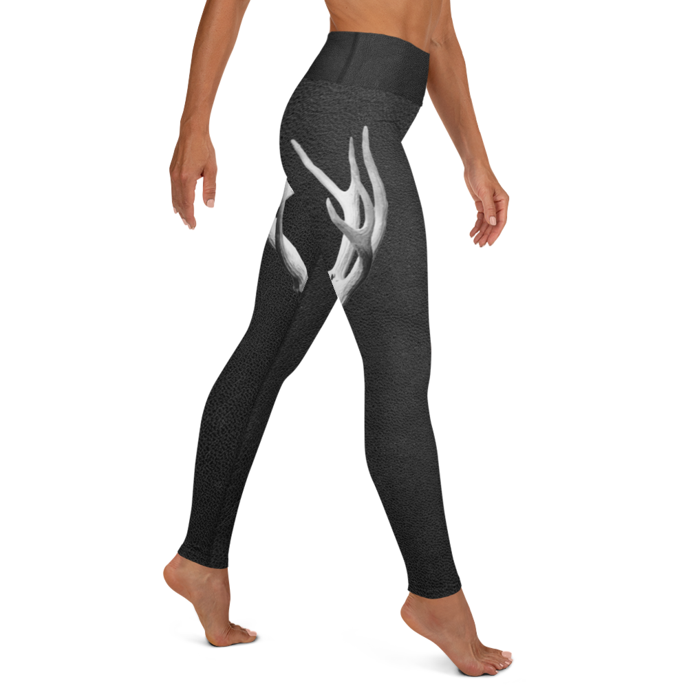 Women's Black Skeleton Leggings